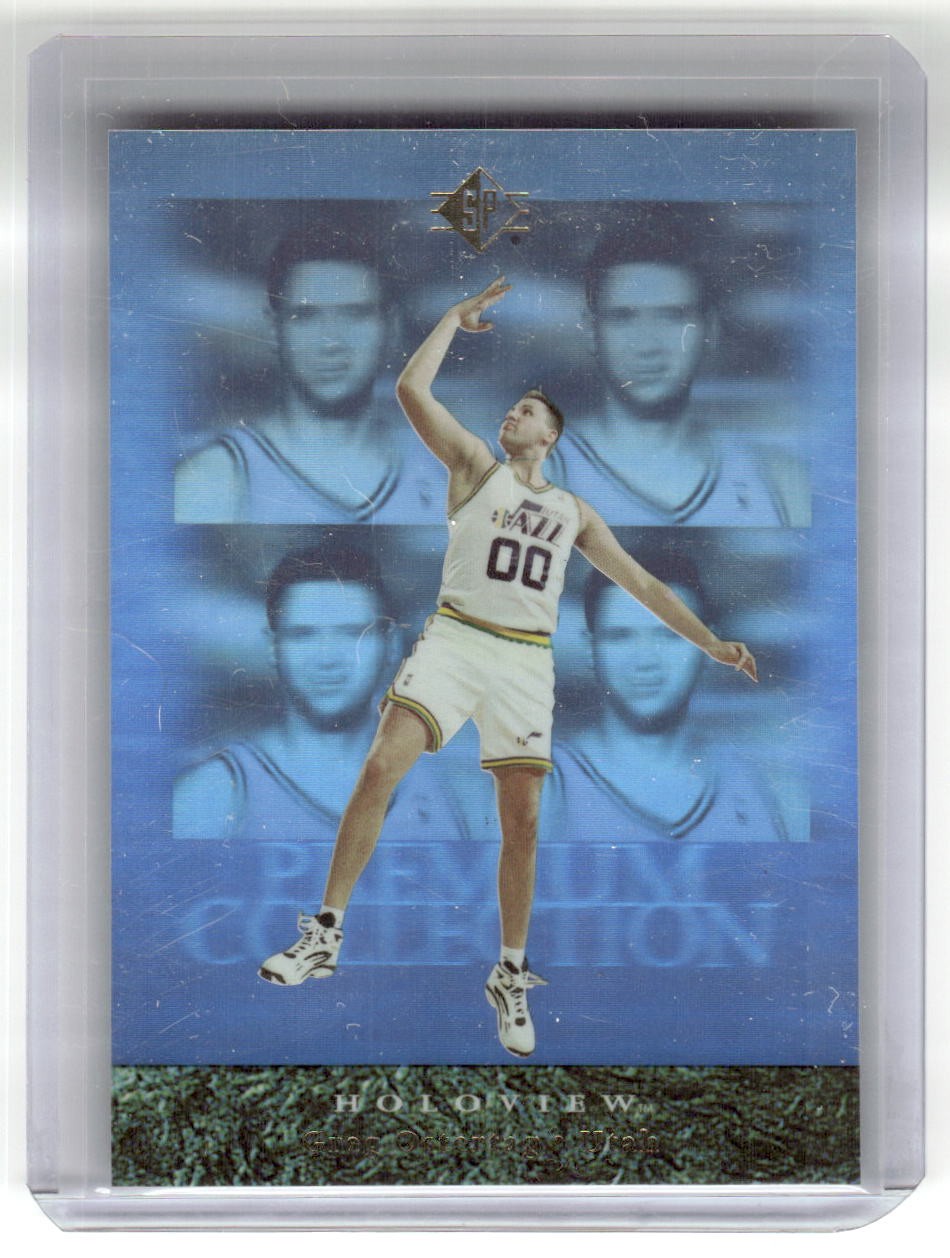 1995-96 SP #37 Greg Ostertag Premium Collection Holoview