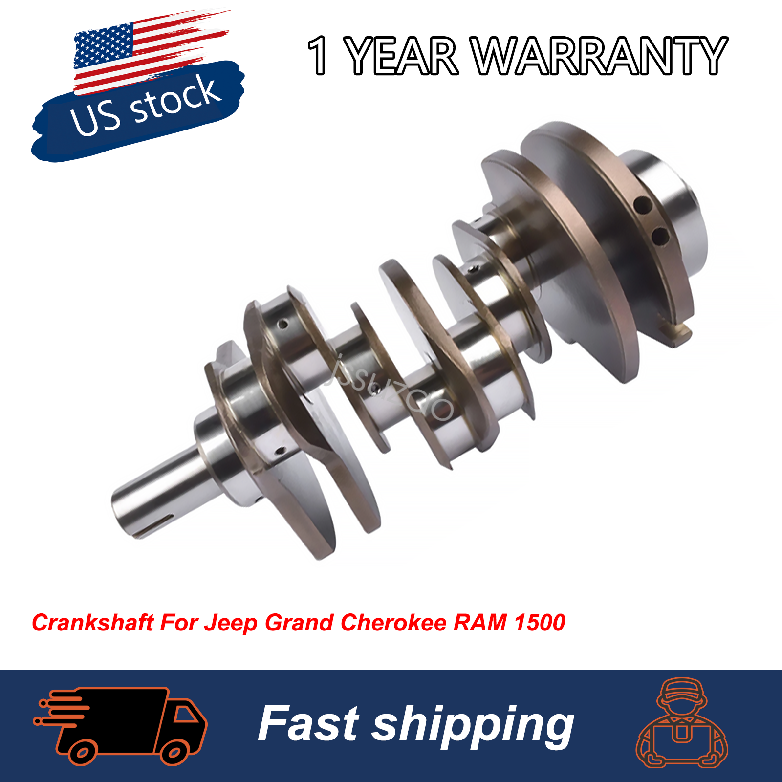 Crankshaft For Jeep Grand Cherokee RAM 1500 3.0L V6 DIESEL DOHC 68147110AB NEW