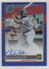 2020 Panini Donruss Optic Blue Mojo Prizm 33/99 Deivy Grullon #RRS-DG Auto r0j