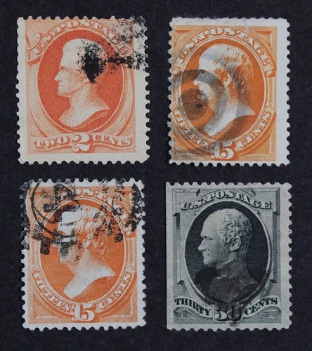 CKStamps: US Stamps Collection Scott#183 189 190 Used