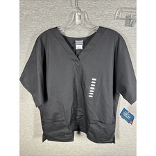 NEW Cherokee Scrubs Workwear Originals V Neck Top 4700 Size L Black