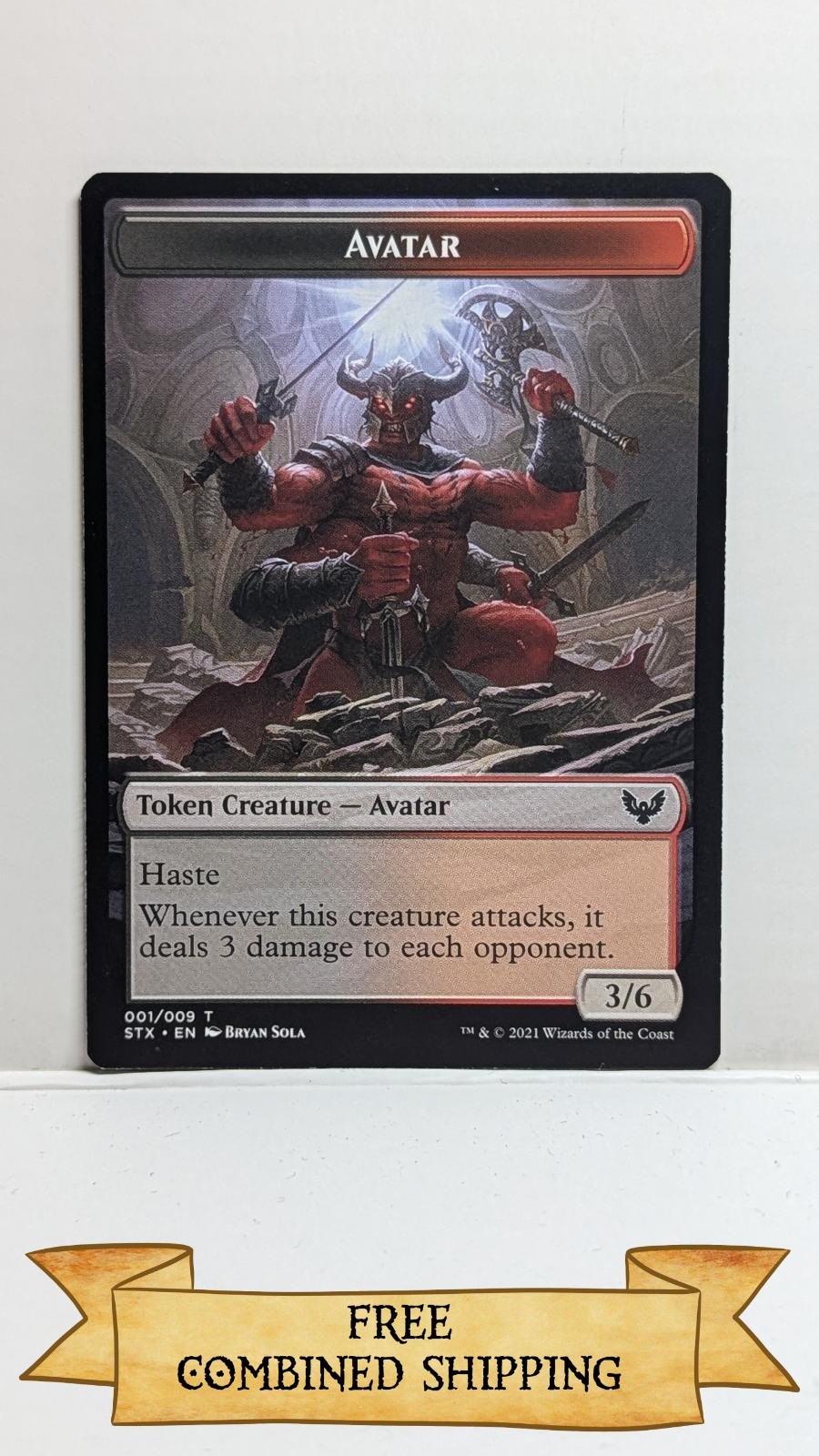 Avatar Token Strixhaven: School of Mages ...sku: FE725