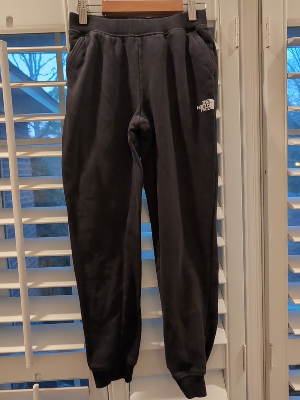 Girls The North Face Black Joggers, Size Large (12)