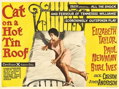Katze auf heißem Blechdach 1958 3 Filmplakat Kunstdruck AestheticRoom Abenteuer Film