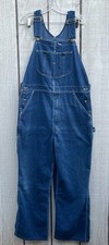 Vintage Roe Bucks Men  s Overalls Adjustable Straps Pockets  Size See Photos 