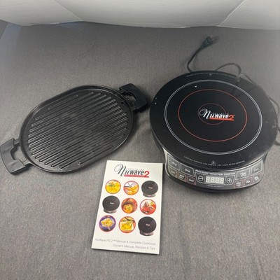 NuWave Precision Induction Cooktop 2 PIC2 30151 AR with P8 Grill Plate & Manual