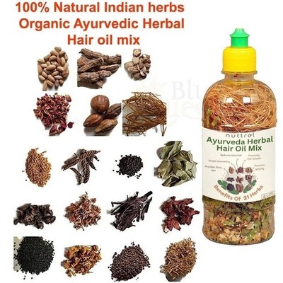 Ayurvedic Herbal Hair Oil Mix For Long, Thick, And Lustrous Growth - (50 gm)
