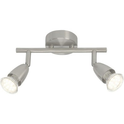 Brilliant LED Deckenleuchte Spot Amalfi Chrom matt 2 x 3W GU10 500lm schwenkbar