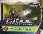 G.I JOE RISE OF THE COBRA MOLE POD VEHICLE WITH TERRA VIPER FIGURE NEW MOC