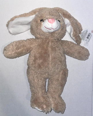 Plush Bunny Rabbit Stuffed Animal Tan Beige Long Ears Soft Toy 15'' Easter