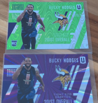 Panini 2017 Donruss Optic NFL Bucky Hodges Rookie Vikings #212 2x Karten