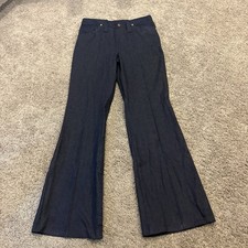 Vintage 70s Wrangler Bell Bottom Patch Pocket Flare Jeans 11/12 30x32 USA NOS