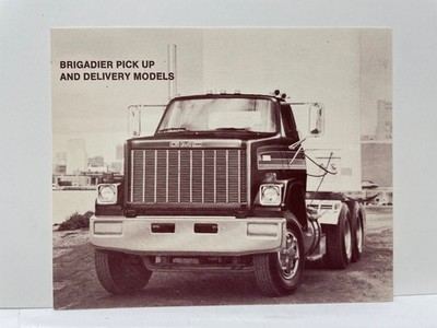 1979 GMC Brigadier Halb-Tonner-Lkw Werbe Postkarte (Lizenz-Nachdruck)