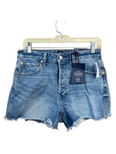 Old Navy Womans Button Fly Stretch Denim Shorts Sz 8 NWT