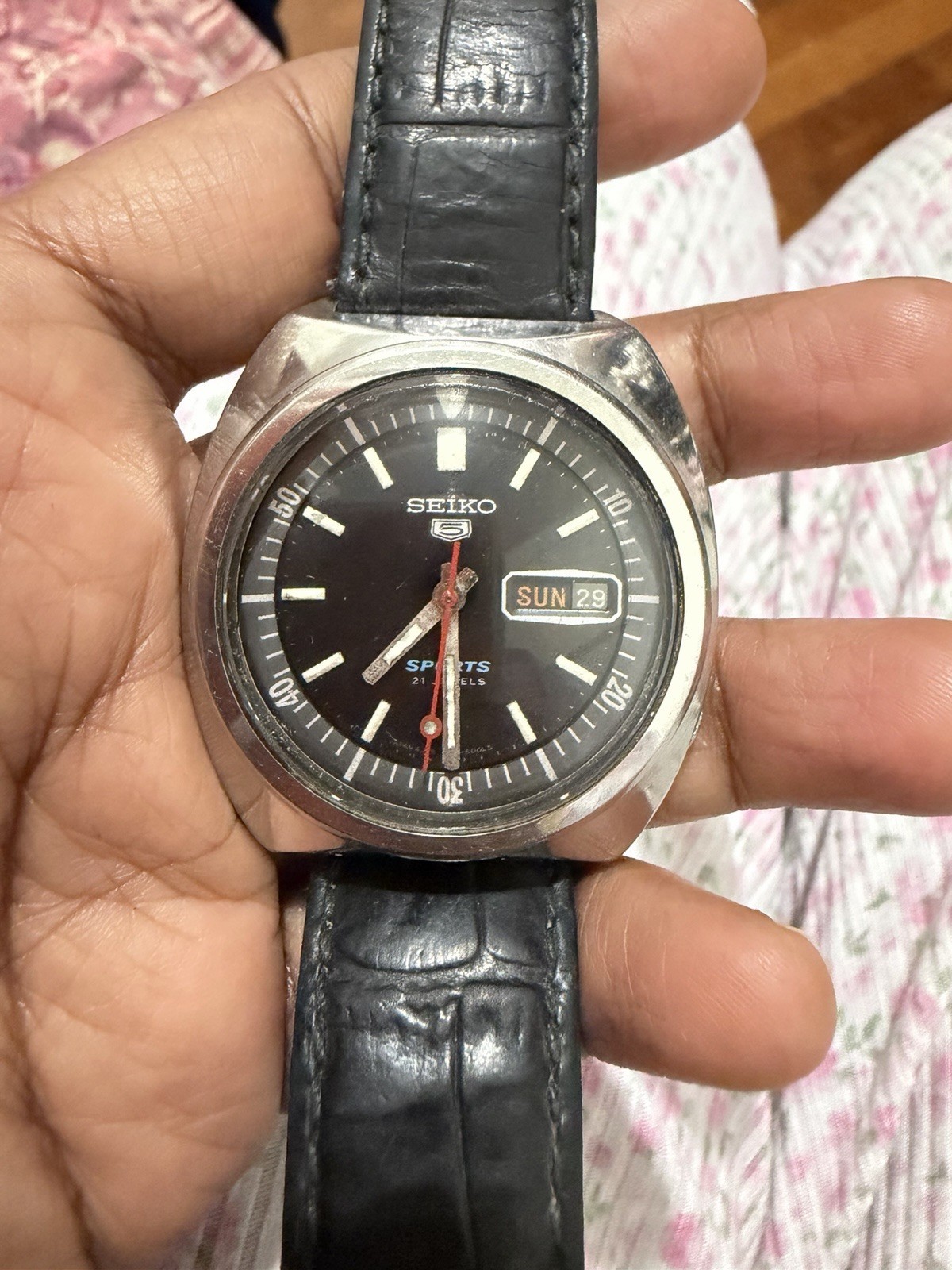 5 6319 Rare Japan For 21 Made Watch Vintage Mens Sports Jewels Automatic Seiko - VintageWatches.PK 5 6319 Rare Japan For 21 Made Watch Vintage Mens Sports Jewels Automatic Seiko - vintagewatches.pk