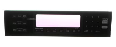 Whirlpool 9761566 Membrane Switch, Black, Range