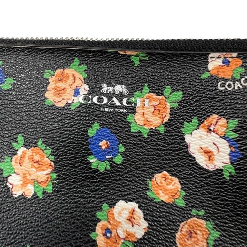 Bracciale Coach in pelle con stampa floreale - Foto 3 di 8