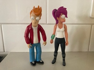 Futurama Toynami Fry and Leela Figure set