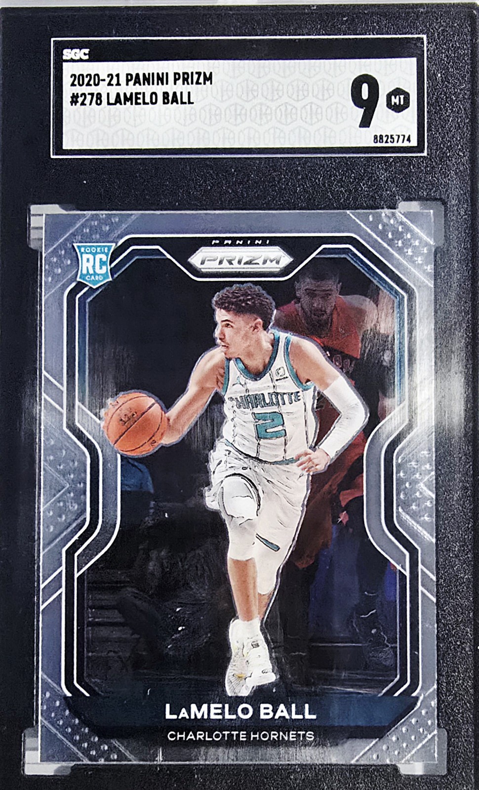 2020-21 Panini Prizm Lamelo Ball #278 SGC 9 MINT Rookie RC Hornets ⚪️✨️ B