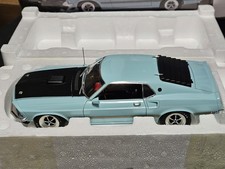 Acme 118 1969 Mustang Mach 1 428 Cobra Jet In Aztec Aqua. 400 Made Read