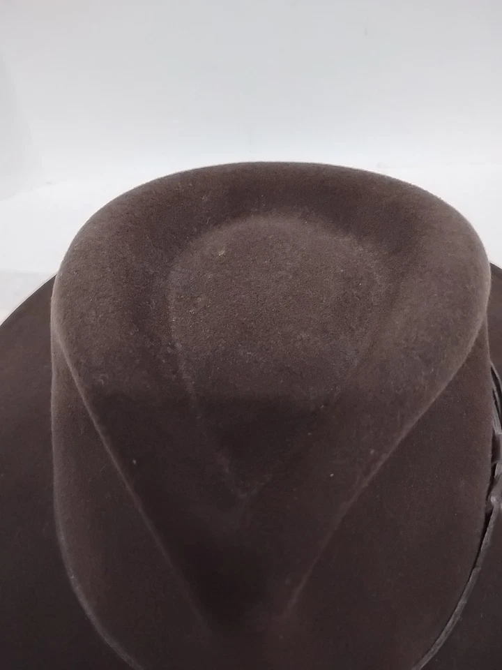 Sombrero Fedora Scala 100% Lana Extra Grande Banda Marrón Necesita Reemplazo Ver Fotos Foto 3 de 4