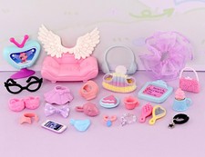 27 pcs Accessories For LPS Mini Pet Sofa TV Wing Skirt Jacket Collar Kid Gift