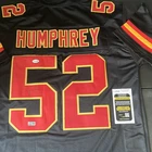 Kansas City Chiefs Humphrey #52 Autographed Football Jersey JSA Authenticated