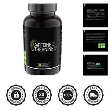 Caffeine 100mg, L-Theanine 200mg   120 Count V-Capsules / 120 Servings: Manuf...