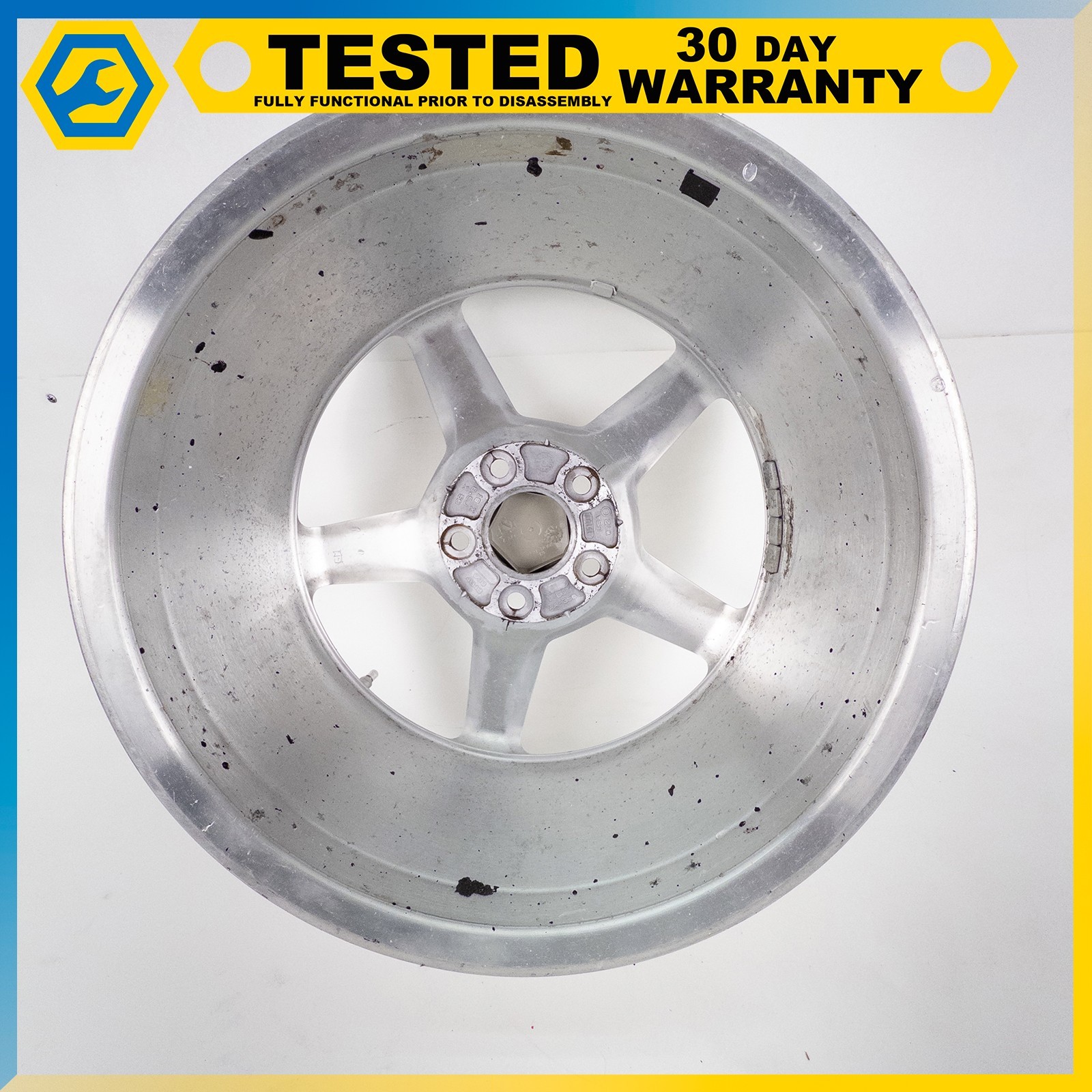 05-13 CHEVROLET CORVETTE C6 18X8,5J FRONT WHEEL RIM POLISHED OEM