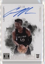 2018-19 Panini Impeccable Rookie Holo Silver 15/25 Chimezie Metu #106 Auto 2d9