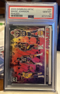 2023 Donruss Optic - Magic Johnson - Phazes - Case Hit - PSA 10