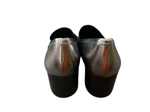 Marc Fisher Hudson Silver Leather Women's Comfort Shoe 9.5M *See Last Pic. AS IS - Picture 4 of 14