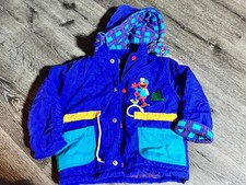 Vintage RARE Elmo Colorblock Coat Jacket Size 3t Kids Baby