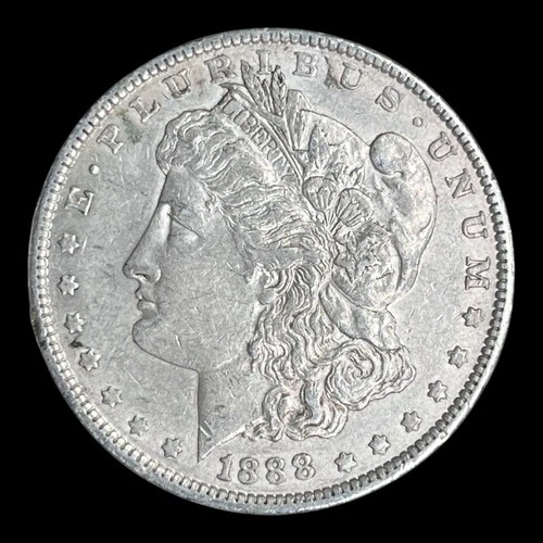 1888 Morgan Silver Dollar, XF