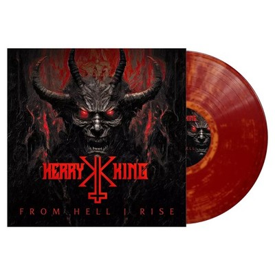 KERRY KING - From Hell I Rise - dark red/orange marbled Vinyl LP - NEU