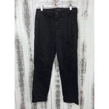 American Eagle Slim Straight Pants 28x30 Black Extreme Flex Chino Casual Work
