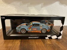 Rare Minichamps 1 18 Porsche 911 GT3 R GULF RACING JONO Kyosuke Mineo 9 Okayama