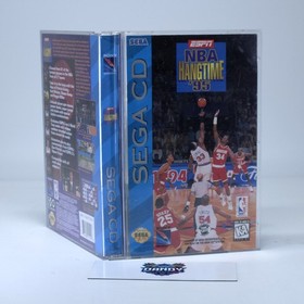 ESPN NBA Hang Time 95 CIB W/ Manual - Sega CD