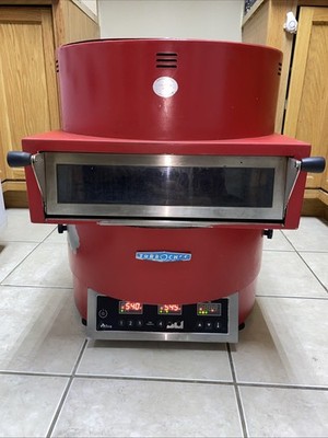 2021 Red TurboChef Fire Countertop Pizza Oven Ventless Operation Turbo Chef