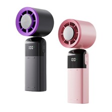 Portable Handheld Fan 100 Speed Cooling USB Rechargeable Fan for Travel