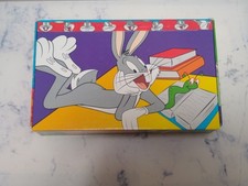 Bugs Bunny Looney Tunes Pencil Box Vintage Made in USA