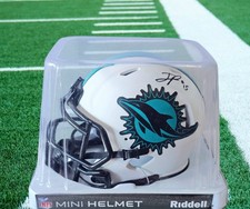 NEW: JAELAN PHILLIPS SIGNED AUTOGRAPHED MIAMI DOLPHINS LUNAR ECLIPSE MINI HELMET
