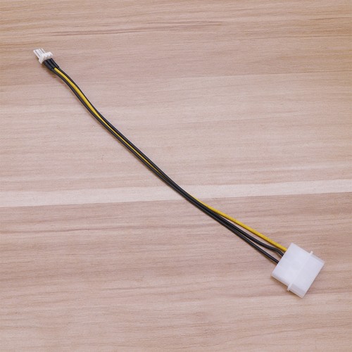 3pcs 4-Pin to 3-Pin PC Computer Case Fan Splitter Extension Cord Power - 第 6/12 張圖片