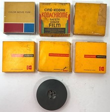 Kodachrome Movie Film Eastman Kodak Co. 16MM Length 100 Feet Lot of 7 1960s
