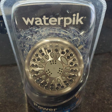 5-Spray 3.8 in. Single Wall Mount Low Flow Fixed Shower Head in Brushed Nickel