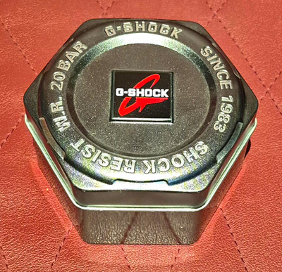 Casio G-SHOCK Herren Armbanduhr Quarz Analog/Digital Harz grau blau 200 m Box