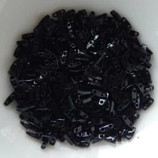 Quarter Tila Two Hole Beads -Choose Color- 5 Grams Miyuki Glass Beads