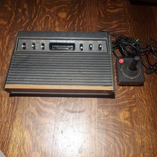 Vintage Atari 2600 Console Woodgrain 6 Switch...