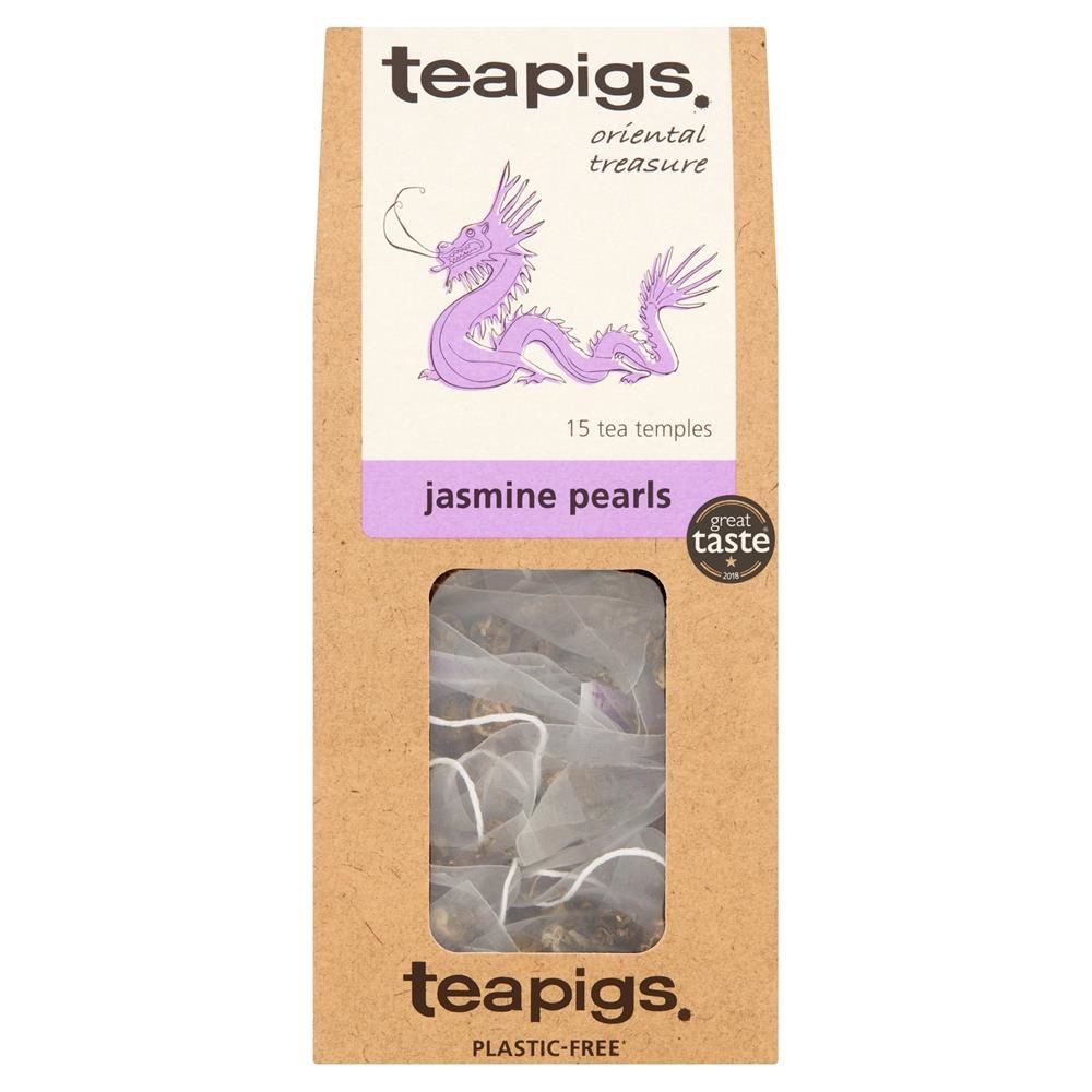 Teapigs Jasmine Pearls Tea 15 Temples Tea Bags - Image 2