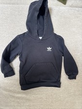Adidas Black Hoodie Sweatshirt Kids Size 2T